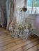 Large butterfly chandelier in glass and gilded metal - Louis XV style