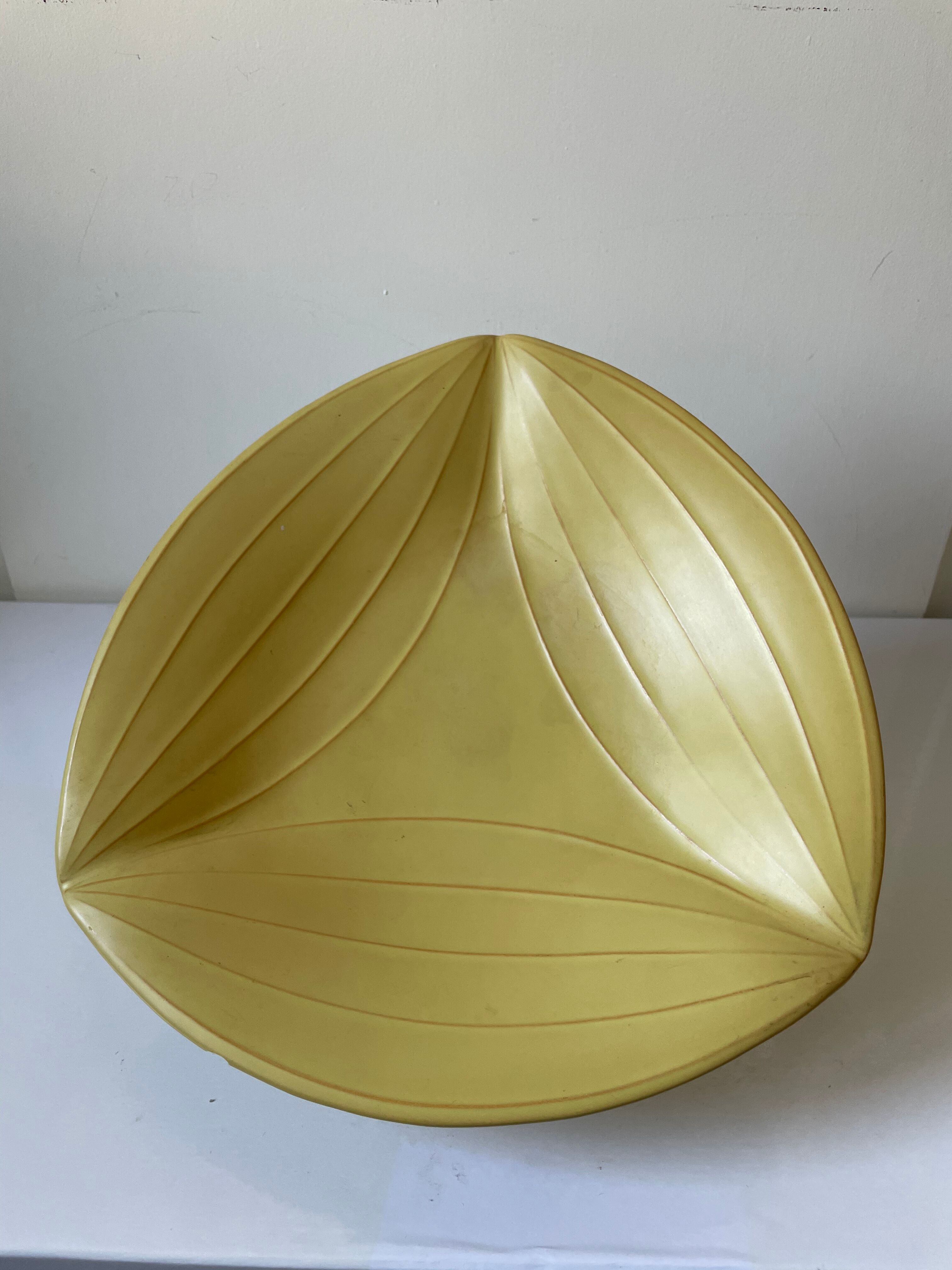 Danish 1950 Glazed Ceramic Decorative Bowl