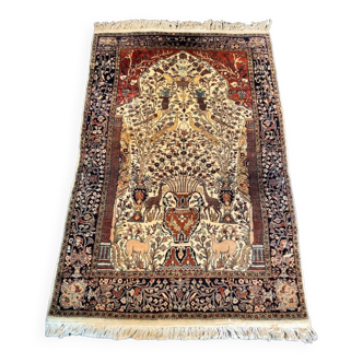 Pakistani silk rug