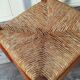 Chaise enfant en bois et paille
