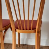 Pair of Baumann bistro chairs N°12 50s