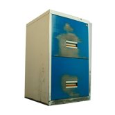 2 metal drawers for hanging backs