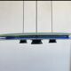 Post-modern halogen pendant light "urora" by Perry King for Arteluce, Italy, 1980