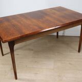 Scandinavian extendable rosewood dining table, 1960s