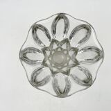 Large “bubbles” vase in Vannes Le Chatel crystal (1960s)