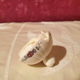 Sugar bowl or covered box Sarreguemines earthenware Obernai style