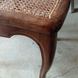 Chaise cannée ancienne