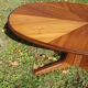 Table basse ovale vintage