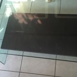 Glass coffee table