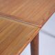 Table à manger extensible design danois en teck vintage années 60