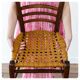 4 old flying chairs with natural canning seat