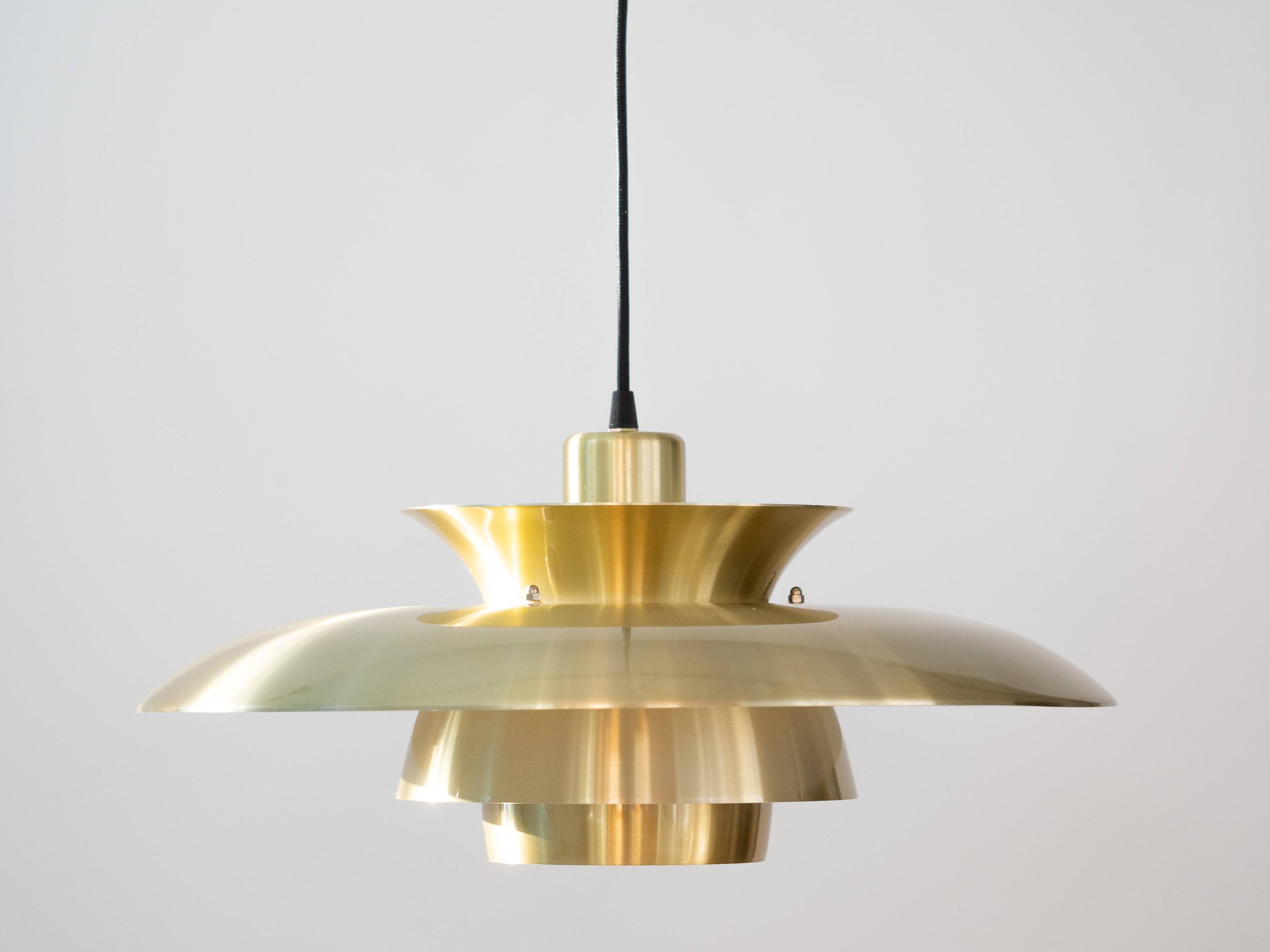 Danish vintage pendant lamp Lyskaer by Bent Nordsted, 1980s