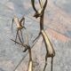 Trio d'antilopes en laiton