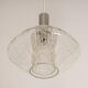 Large glass tulip-shaped pendant light by Cosack, Germany, 1970s.