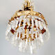 Lustre doré d’or du milieu du milieu du siècle