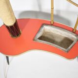 Lampe de table sur pied en forme de rein, milieu du siècle, années 1960