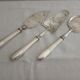 Cutlery with minerva silver handle