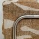 Fauteuil de hall brutaliste Jacquard beige