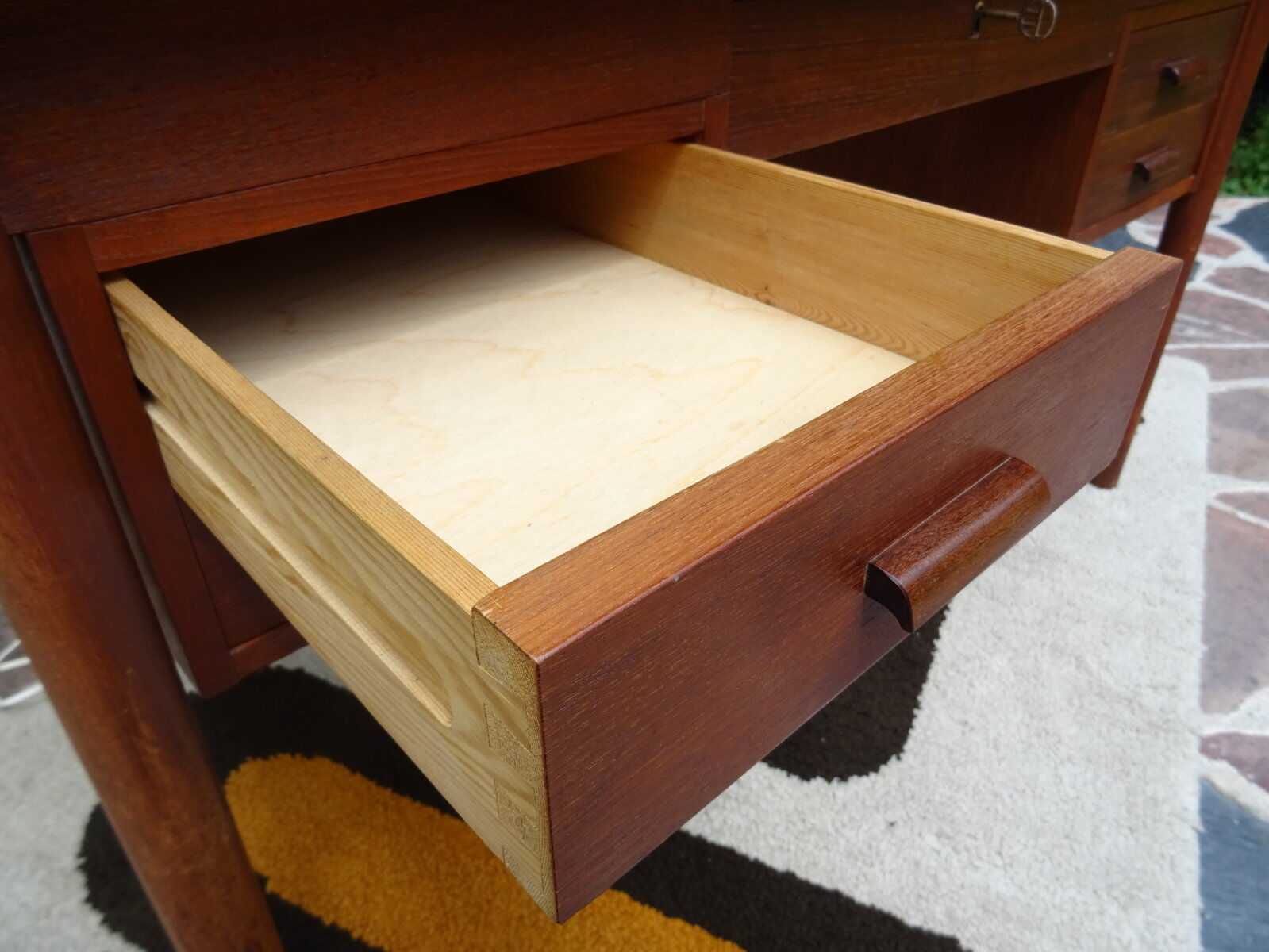 Scandinavian teak desk