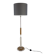1950s Chrome & Wood Floor Lamp, Czechoslovakia, Restored