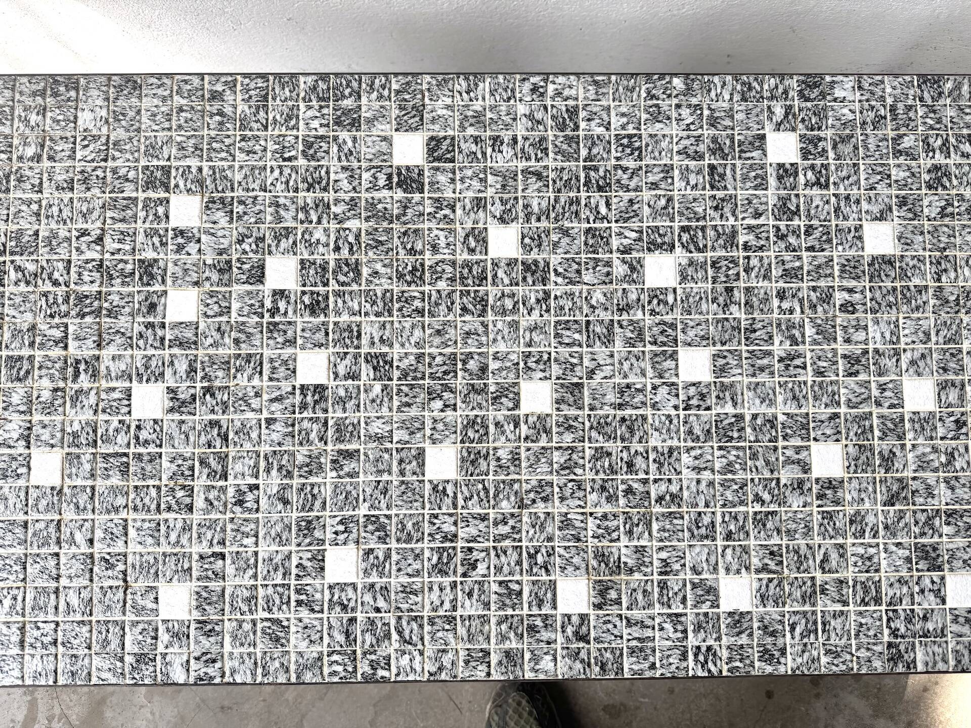 Modernist coffee table with ceramic mosaic, Lilienthal, 1960s.