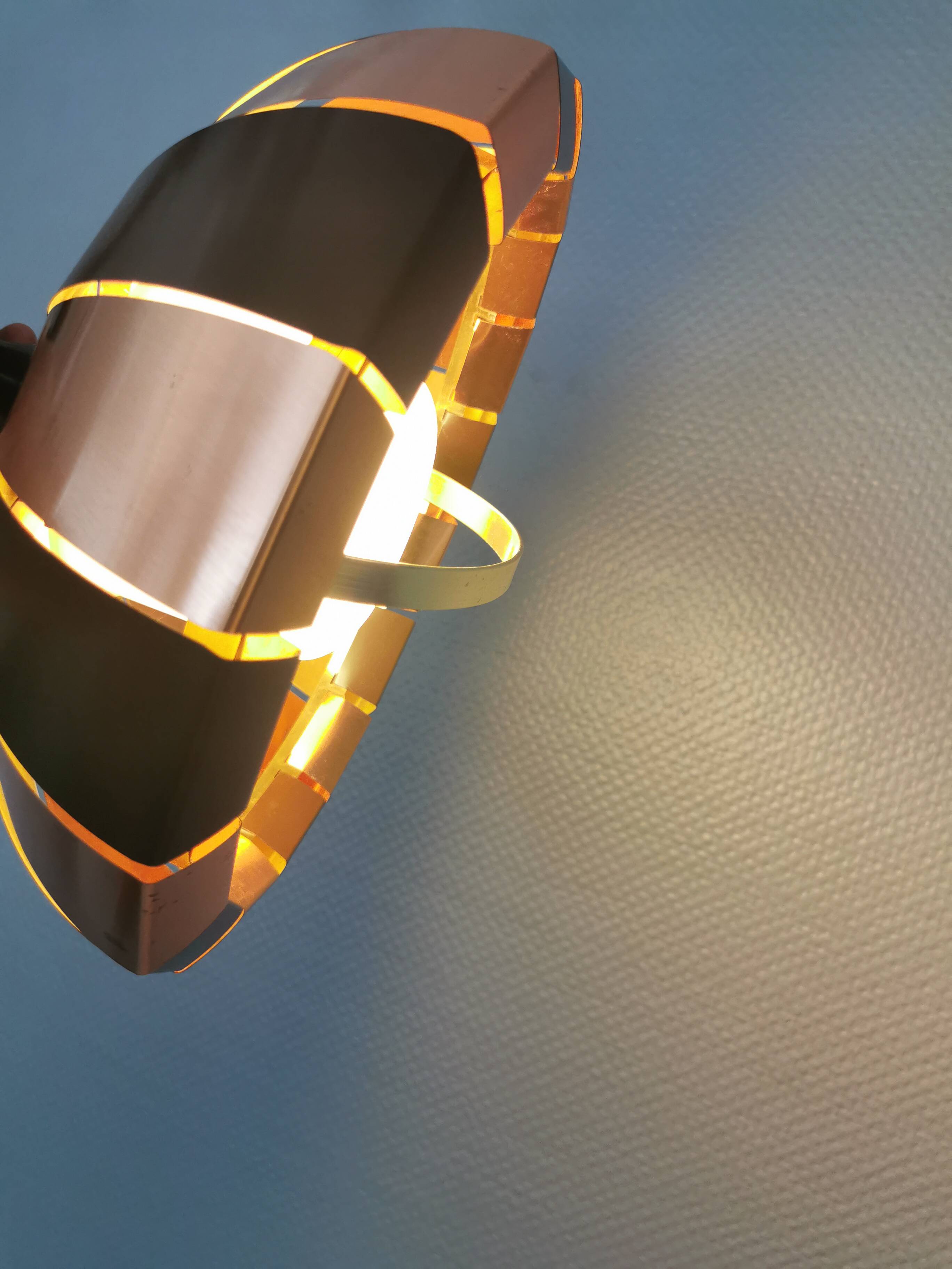 Hanging lamp from the 1970-80s, designed by Danish Werner Schou for his own company Coronell Elektro