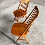 Elegant lounge chairs, 1955, set of 2