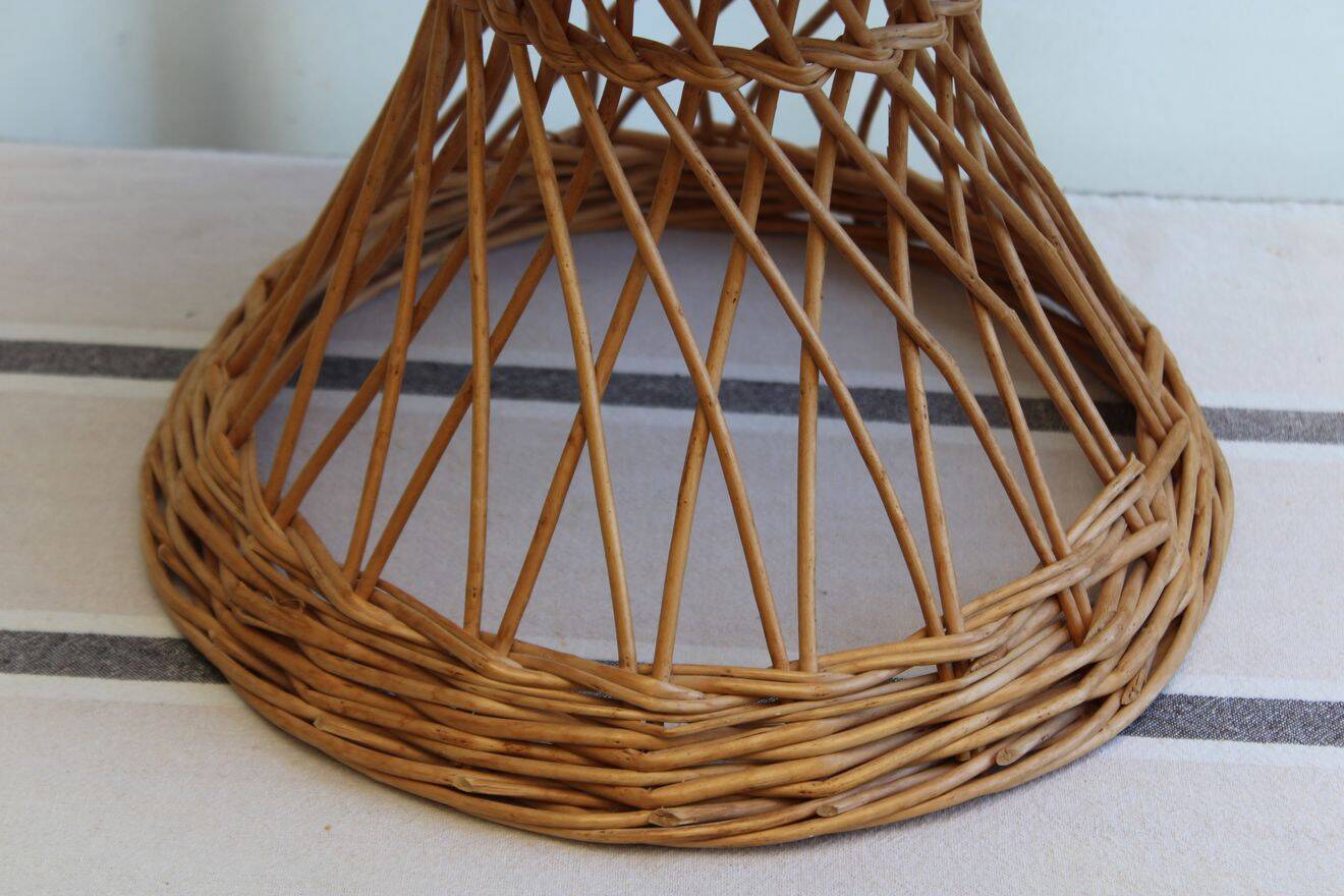 Wicker coffee table