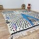 Handmade wool Berber rug 200 X 188 CM