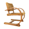 Armchair for Vibo Vesoul in wood and rope