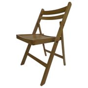 Set of four vintage wooden folding chair minimalism design 60s
