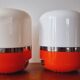 Two Midcentury Table Lamps, Space Age, Adriano Rampoldi, Italy, 1970s