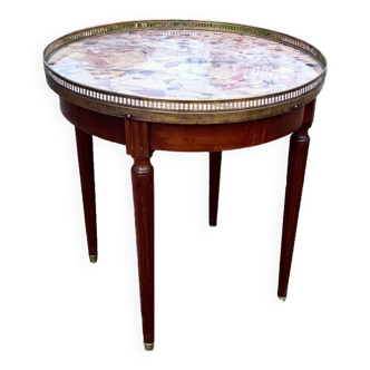 Table basse bouillotte style louis xvi