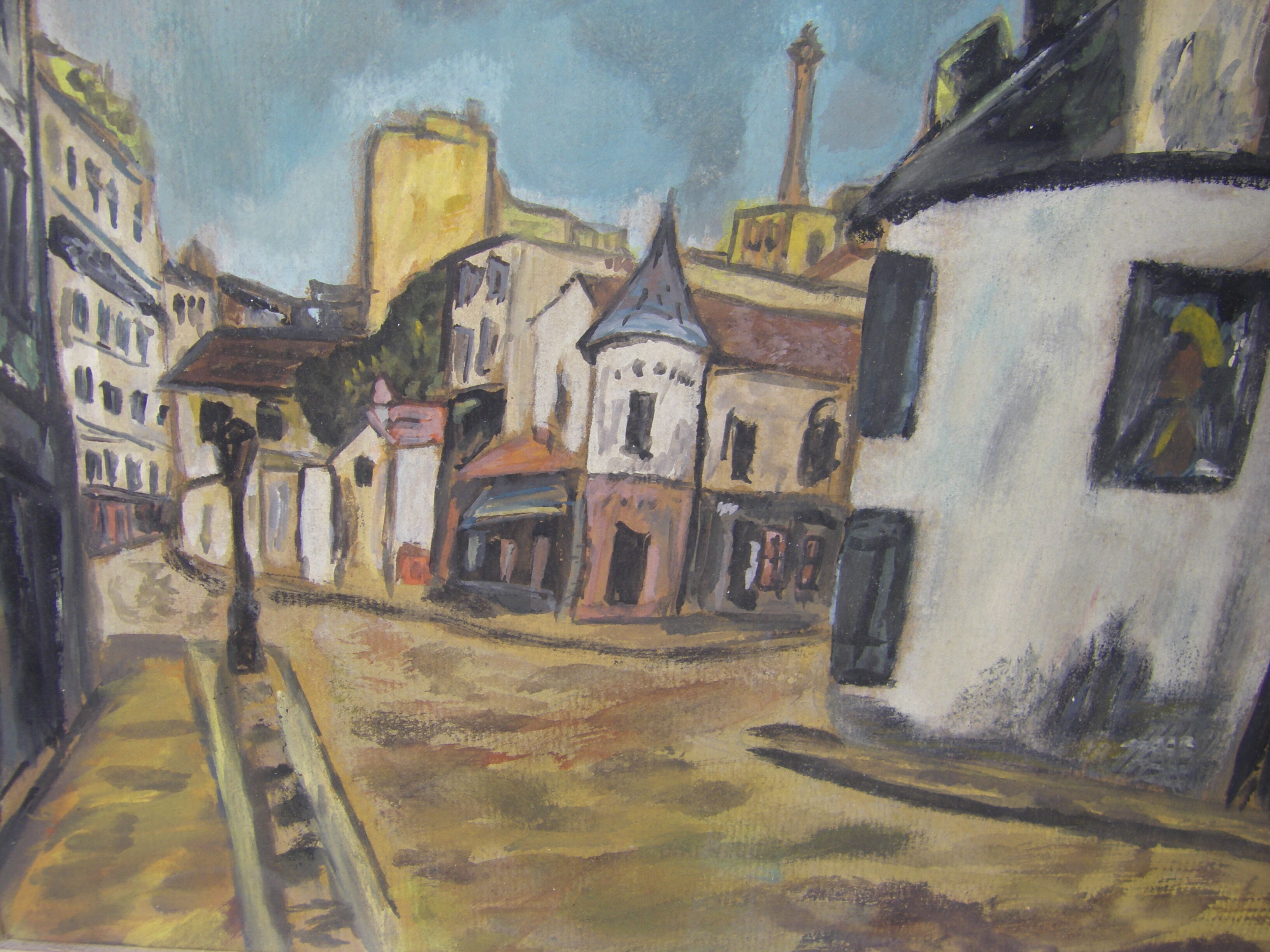 Painting "village view"