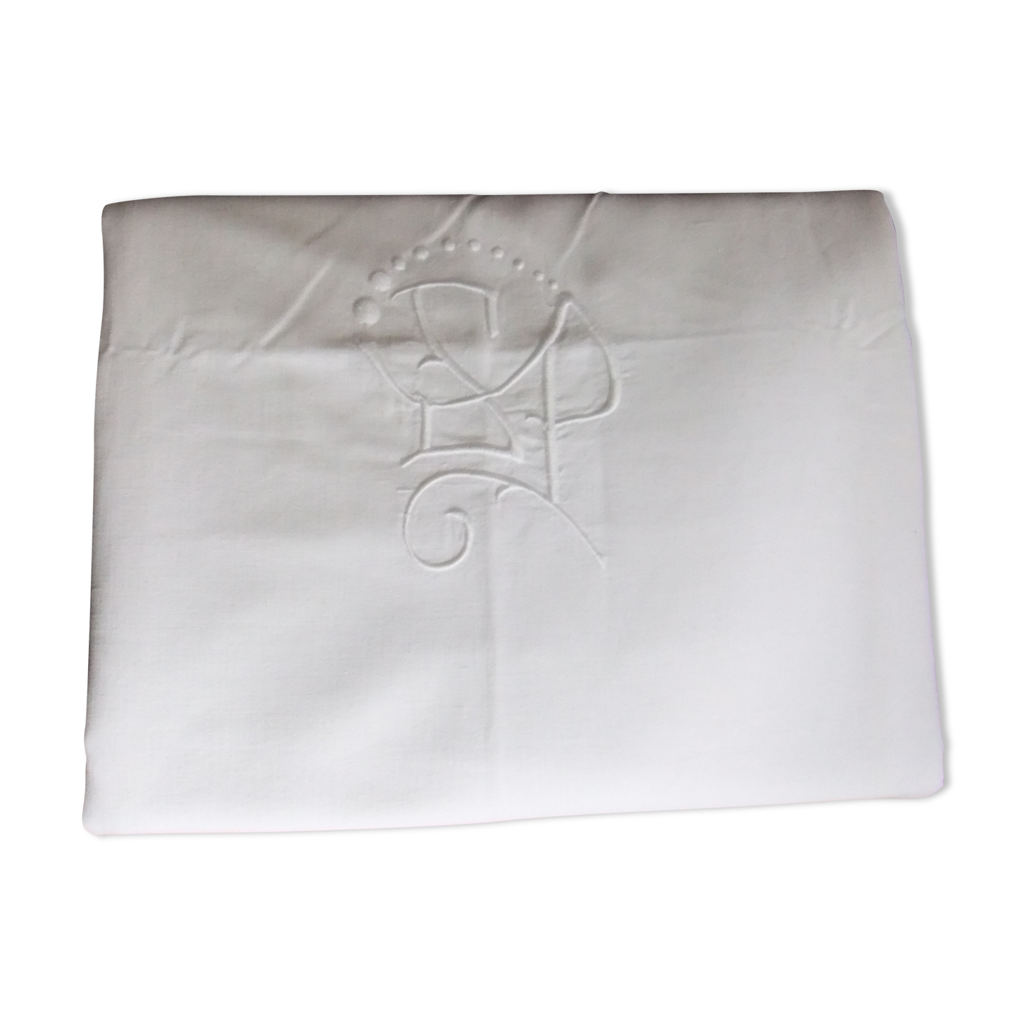 Old sheet linen curtain hanging