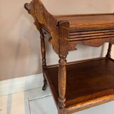Oak Wooden bar trolley