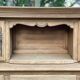 2-part Breton sideboard renovated in solid raw oak 200cm