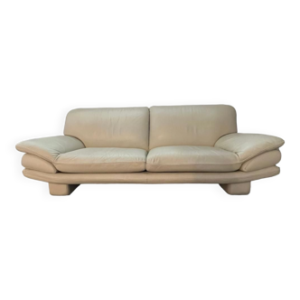 3 seater leather sofa