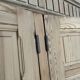 Ensemble placard 7m officine bois massif 10 portes 1950