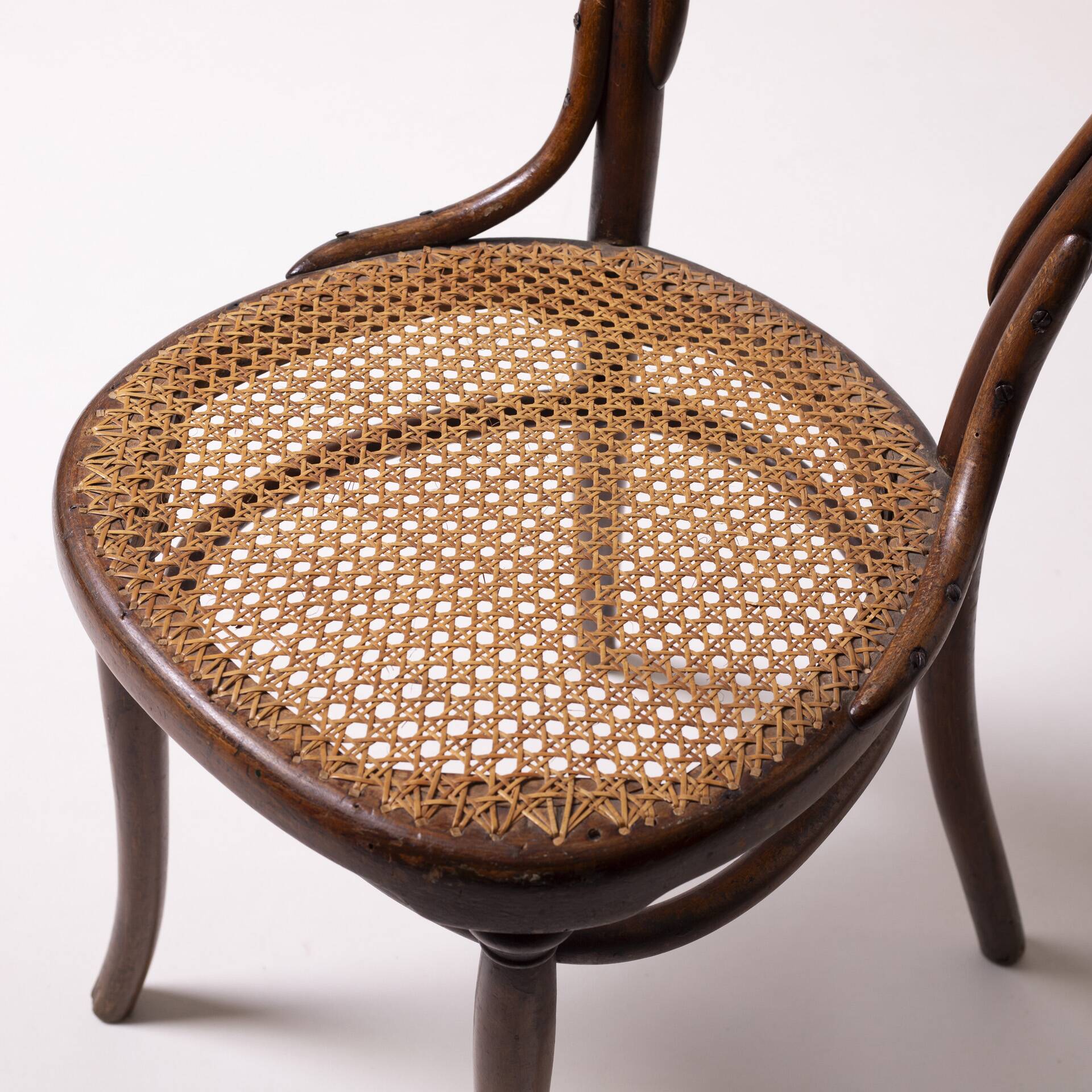 Antique Thonet 14 variation bentwood cane chair, Austria, circa 1900