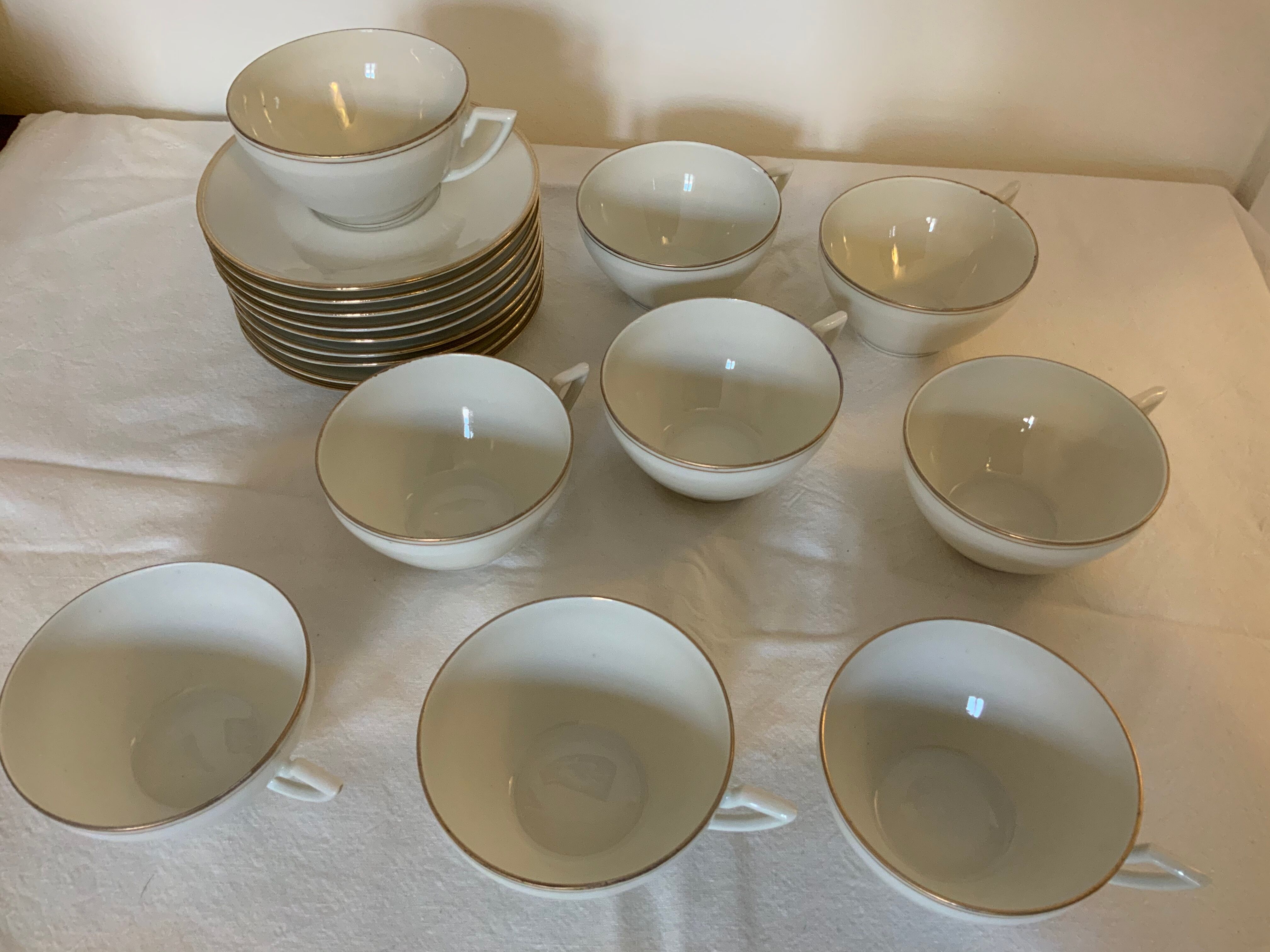 Limoges porcelain coffee service