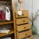 Vintage asymmetrical wardrobe