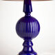 Cobalt-blue Manises lamp