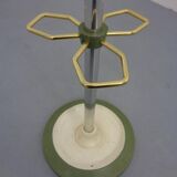 Brass & Steel Coat Rack, Germany, 1960s