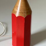 Vintage 80s designer pencil lamp