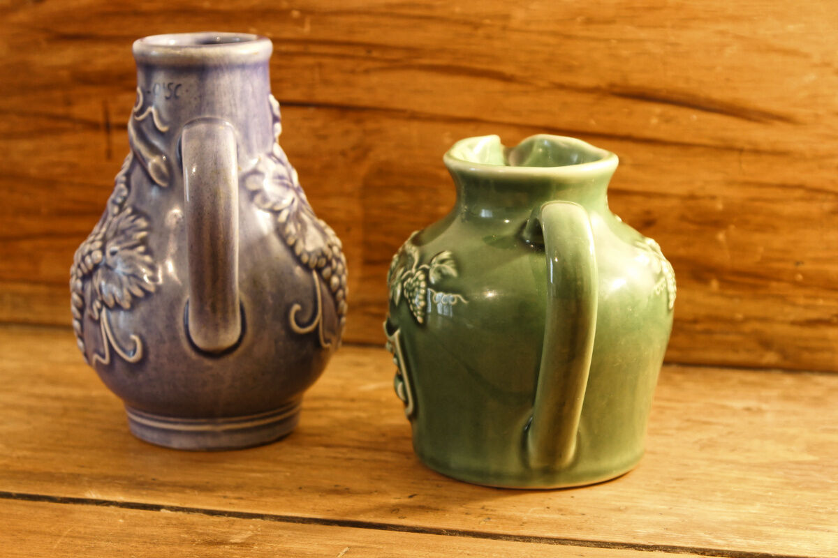 Set of two bistro pitchers  Revol France