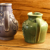 Set of two bistro pitchers  Revol France