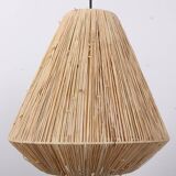 Wicker pendant light