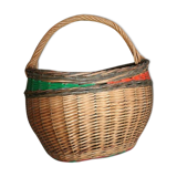 Basket wicker and scoubidou