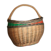 Basket wicker and scoubidou